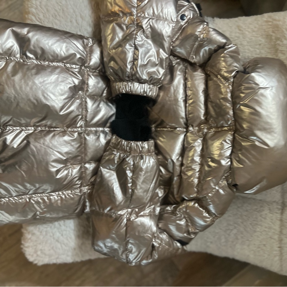 SAM Girls Metallic Puffer Jacket Size 14
